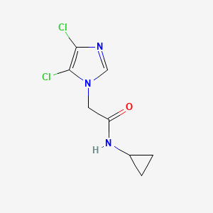 molecular formula C8H9Cl2N3O B2920699 N-cyclopropyl-2-(4,5-dichloro-1H-imidazol-1-yl)acetamide CAS No. 1219587-63-9