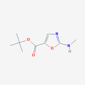 B2920729 Tert-butyl 2-(methylamino)-1,3-oxazole-5-carboxylate CAS No. 2248361-09-1