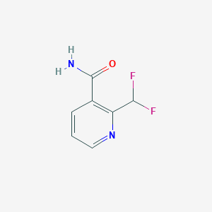 molecular formula C7H6F2N2O B2920732 2-(Difluoromethyl)pyridine-3-carboxamide CAS No. 1803997-98-9