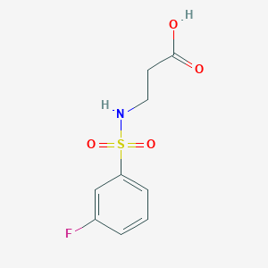 3-((3-Fluorophenyl)sulfonamido)propanoic acid