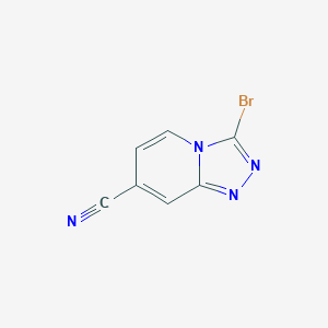 3-Bromo-[1,2,4]triazolo[4,3-a]pyridine-7-carbonitrile