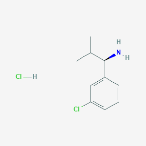 (R)-1-(3-Chlorophenyl)-2-methylpropan-1-amine hydrochloride