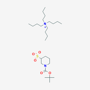 molecular formula C26H54N2O5S B2920835 Tetrabutylammonium 1-(tert-butoxycarbonyl)piperidine-3-sulfonate CAS No. 2228957-66-0