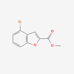 molecular formula C10H7BrO3 B2920837 Methyl 4-bromo-1-benzofuran-2-carboxylate CAS No. 1696966-52-5