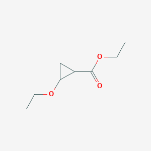 molecular formula C8H14O3 B2920844 Ethyl 2-ethoxycyclopropane-1-carboxylate CAS No. 5604-58-0