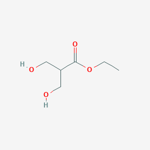 molecular formula C6H12O4 B2920859 Ethyl 3-hydroxy-2-(hydroxymethyl)propanoate CAS No. 99116-11-7