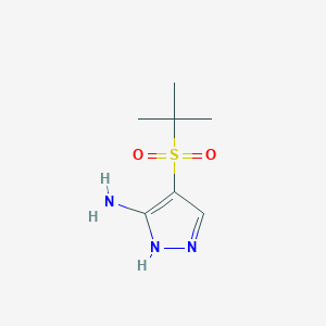 Pyrazol-5-amine, 4-tert-butylsulfonyl-