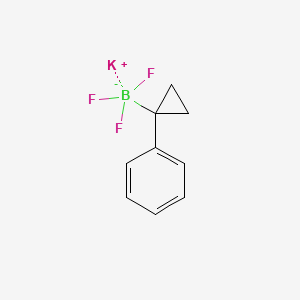 molecular formula C9H9BF3K B2920965 Potassium trifluoro(1-phenylcyclopropyl)boranuide CAS No. 2126845-45-0