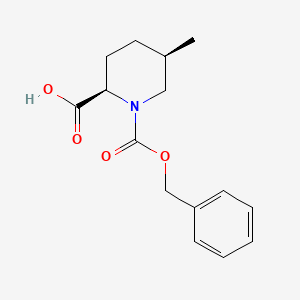 (2R,5R)-5-Methyl-1-phenylmethoxycarbonylpiperidine-2-carboxylic acid