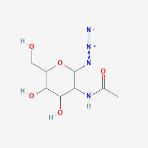 N-[2-azido-4,5-dihydroxy-6-(hydroxymethyl)oxan-3-yl]acetamide