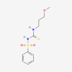 1-(Benzenesulfonyl)-3-(3-methoxypropyl)thiourea