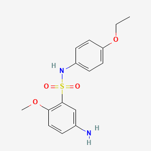 5-Amino-N-(4-ethoxy-phenyl)-2-methoxy-benzenesulfonamide