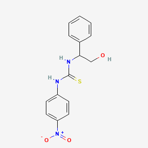 1-(2-Hydroxy-1-phenylethyl)-3-(4-nitrophenyl)thiourea