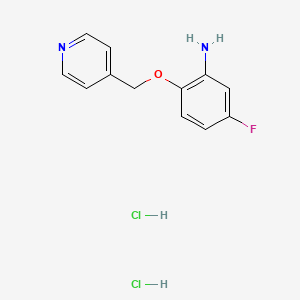 5-Fluoro-2-(pyridin-4-ylmethoxy)aniline dihydrochloride