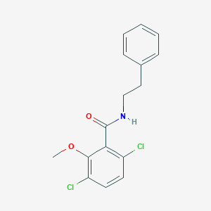 3,6-dichloro-2-methoxy-N-phenethylbenzamide
