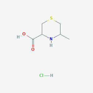 5-Methylthiomorpholine-3-carboxylic acid hydrochloride