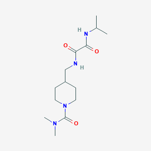 N1-((1-(dimethylcarbamoyl)piperidin-4-yl)methyl)-N2-isopropyloxalamide
