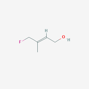 molecular formula C5H9FO B2921168 4-Fluoro-3-methylbut-2-en-1-ol CAS No. 89181-47-5