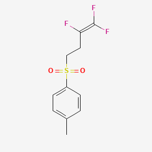 molecular formula C11H11F3O2S B2921181 (4-Methylphenyl)(dioxo)(3,4,4-trifluoro-3-butenyl)-lambda~6~-sulfane CAS No. 343374-89-0