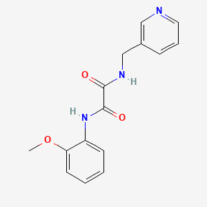 molecular formula C15H15N3O3 B2921206 N1-(2-methoxyphenyl)-N2-(pyridin-3-ylmethyl)oxalamide CAS No. 331863-20-8