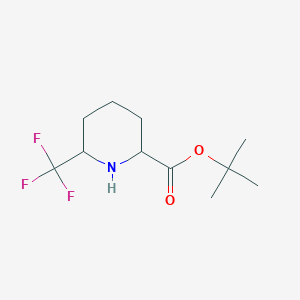 molecular formula C11H18F3NO2 B2921209 Tert-butyl 6-(trifluoromethyl)piperidine-2-carboxylate CAS No. 2248257-14-7