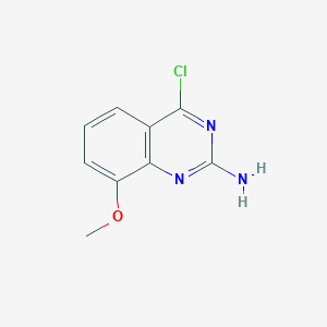 molecular formula C9H8ClN3O B2921230 4-Chloro-8-methoxyquinazolin-2-amine CAS No. 124309-87-1