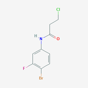 N-(4-bromo-3-fluorophenyl)-3-chloropropanamide