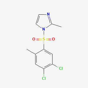 4,5-Dichloro-2-methyl-1-[(2-methylimidazolyl)sulfonyl]benzene