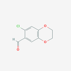 7-Chloro-2,3-dihydrobenzo[b][1,4]dioxine-6-carbaldehyde