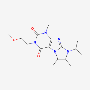 2-(2-Methoxyethyl)-4,7,8-trimethyl-6-propan-2-ylpurino[7,8-a]imidazole-1,3-dione