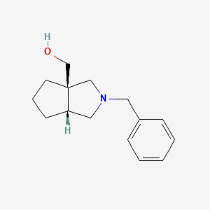 [(3Ar,6aR)-2-benzyl-1,3,4,5,6,6a-hexahydrocyclopenta[c]pyrrol-3a-yl]methanol