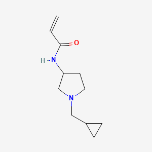 N-[1-(Cyclopropylmethyl)pyrrolidin-3-yl]prop-2-enamide
