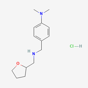 Dimethyl-(4-{[(tetrahydro-furan-2-ylmethyl)-amino]-methyl}-phenyl)-amine hydrochloride