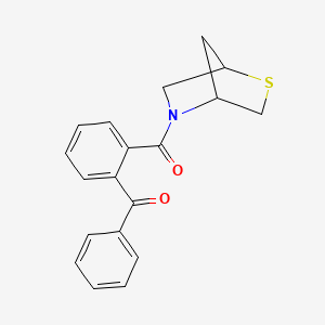 (2-(2-Thia-5-azabicyclo[2.2.1]heptane-5-carbonyl)phenyl)(phenyl)methanone