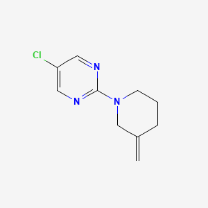 molecular formula C10H12ClN3 B2921477 5-Chloro-2-(3-methylidenepiperidin-1-yl)pyrimidine CAS No. 2097933-50-9