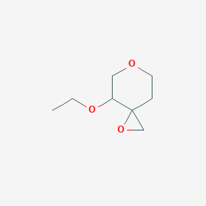 molecular formula C8H14O3 B2921536 4-Ethoxy-1,6-dioxaspiro[2.5]octane CAS No. 2248260-69-5