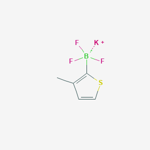 molecular formula C5H5BF3KS B2921540 Potassium trifluoro(3-methylthiophen-2-yl)borate CAS No. 2201050-63-5