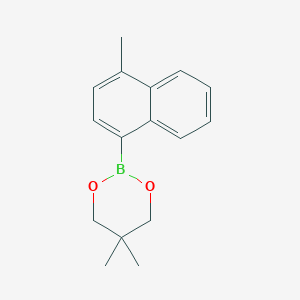 5,5-Dimethyl-2-(4-methylnaphthalen-1-yl)-1,3,2-dioxaborinane