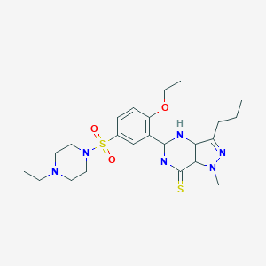 molecular formula C23H32N6O3S2 B029216 Thiohomosildenafil CAS No. 479073-80-8