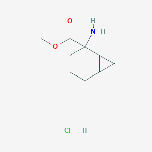 Methyl 2-aminobicyclo[4.1.0]heptane-2-carboxylate;hydrochloride