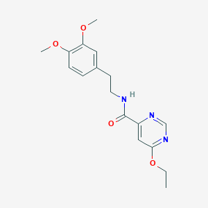 N-(3,4-dimethoxyphenethyl)-6-ethoxypyrimidine-4-carboxamide