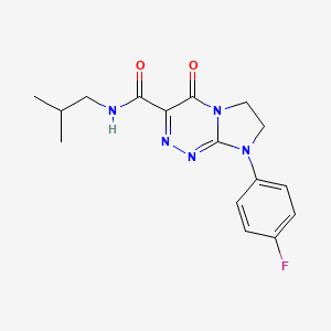 8-(4-fluorophenyl)-N-isobutyl-4-oxo-4,6,7,8-tetrahydroimidazo[2,1-c][1,2,4]triazine-3-carboxamide
