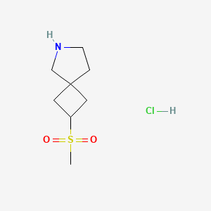 2-Methylsulfonyl-6-azaspiro[3.4]octane;hydrochloride