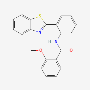 N-[2-(1,3-benzothiazol-2-yl)phenyl]-2-methoxybenzamide