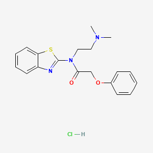 N-(benzo[d]thiazol-2-yl)-N-(2-(dimethylamino)ethyl)-2-phenoxyacetamide hydrochloride