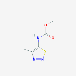 methyl N-(4-methyl-1,2,3-thiadiazol-5-yl)carbamate