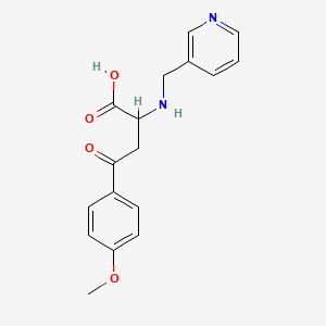 4-(4-methoxyphenyl)-4-oxo-2-(pyridin-3-ylmethylamino)butanoic Acid