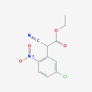 Ethyl 2-(5-chloro-2-nitrophenyl)-2-cyanoacetate