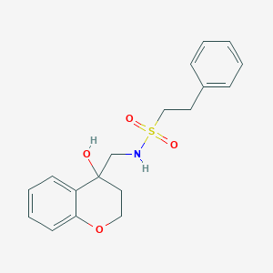 N-((4-hydroxychroman-4-yl)methyl)-2-phenylethanesulfonamide