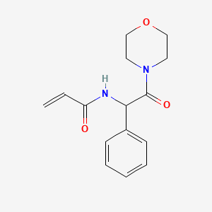 N-(2-Morpholin-4-yl-2-oxo-1-phenylethyl)prop-2-enamide